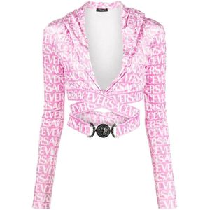 Versace, Dames, Tops, Roze, Maat: XS