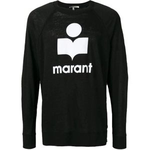 Isabel Marant, Heren, Sweatshirts & Hoodies, Zwart, Maat: M