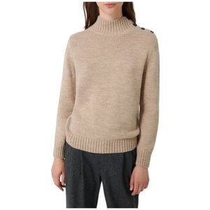 Masscob, Dames, Truien, Beige, Maat: L Wol,