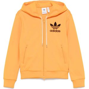 Adidas, Dames, Sweatshirts & Hoodies, Oranje, Maat: S