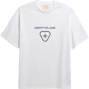 Gertrude, Heren, Tops, Wit, Maat: L Katoen,