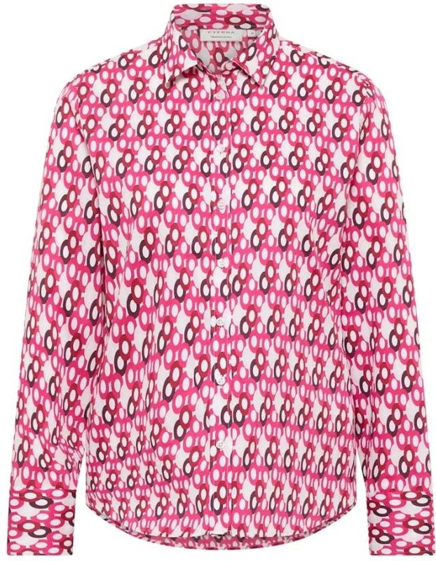 Eterna, Dames, Blouses & Shirts, Roze, Maat: M