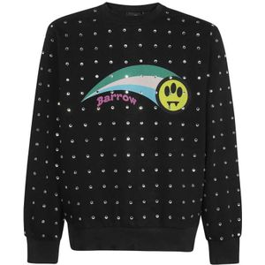 Barrow, Heren, Sweatshirts & Hoodies, Zwart, Maat: M Katoen,