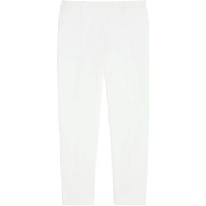 Weekend Max Mara - Cotton Stretch Slim Fit Cigarette Broek - Wit - Dames