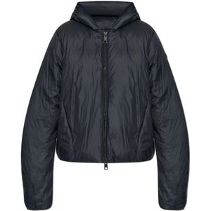 Canada Goose, Dames, Jassen, Zwart, Maat: L Satijn,