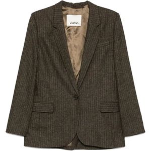 Isabel Marant, Dames, Jassen, Bruin, Maat: XS Wol,