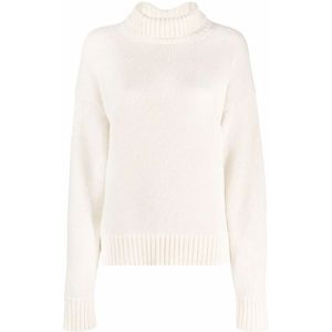 Jil Sander, Dames, Truien, Beige, Maat: 2XS Kasjmier,