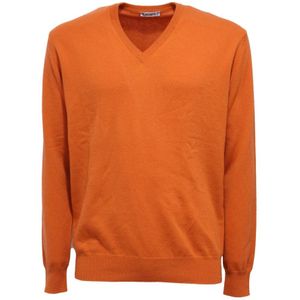 Kangra, Heren, Truien, Oranje, Maat: 2XL Kasjmier,