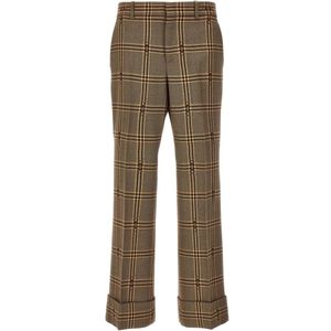 Gucci, Dames, Broeken, Veelkleurig, Maat: XS Katoen,