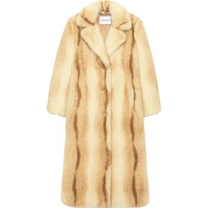 Stand Studio, Dames, Mantels, Veelkleurig, Maat: XS Poliester,