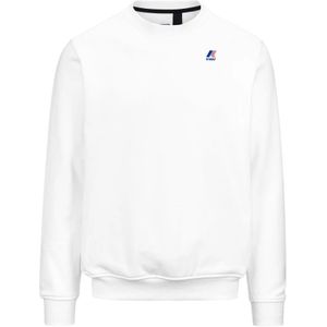 K-Way, Heren, Sweatshirts & Hoodies, Wit, Maat: XS Katoen,