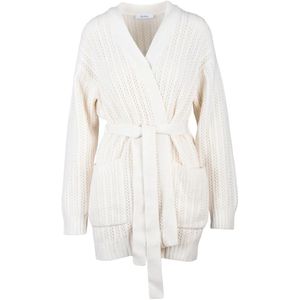 Max Mara, Dames, Truien, Wit, Maat: L Wol,