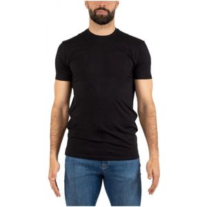 Emporio Armani - T-shirt - Zwart - Katoen
