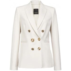 Pinko, Dames, Jassen, Wit, Maat: XS