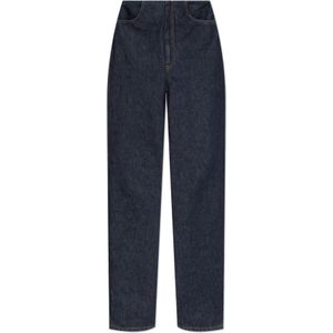 Sportmax, Dames, Jeans, Blauw, Maat: W28 Katoen,