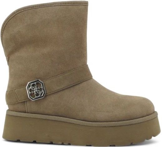 Guess - Dolsay - Enkellaarsjes - Bruin - Suède-effect