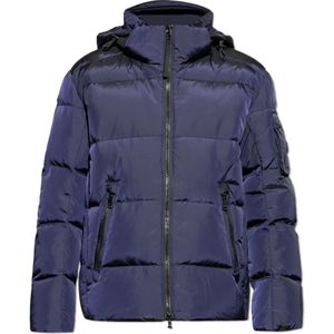 Bogner, Heren, Jassen, Blauw, Maat: L Leer,