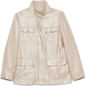Herno, Dames, Jassen, Beige, Maat: S