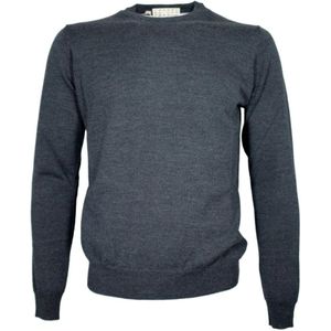 Cashmere Company, Heren, Truien, Grijs, Maat: S Wol,
