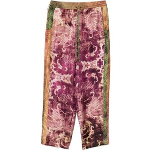 Pierre-Louis Mascia, Dames, Broeken, Veelkleurig, Maat: XS Zijde,