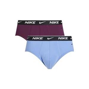 Nike Set van Logo Taillebriefs voor Heren , Purple , Heren , Maat: XL