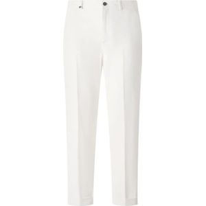 Roberto Cavalli, Heren, Broeken, Wit, Maat: M Katoen,
