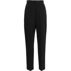 Tory Burch, Dames, Broeken, Zwart, Maat: XS