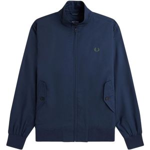 Fred Perry, Heren, Jassen, Blauw, Maat: L Katoen,