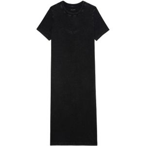 Zadig & Voltaire, Dames, Jurken, Zwart, Maat: S