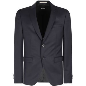Hugo Boss, Heren, Jassen, Blauw, Maat: M