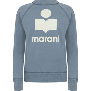 Isabel Marant, Dames, Sweatshirts & Hoodies, Blauw, Maat: 2XS Katoen,