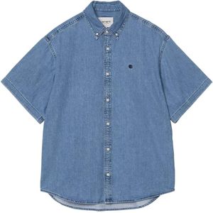 Carhartt WIP - Lucas Shirt - Blauw - Katoen - Losse Pasvorm
