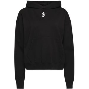 JW Anderson, Dames, Sweatshirts & Hoodies, Zwart, Maat: XS Katoen,