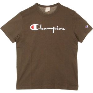 Champion, Heren, Tops, Bruin, Maat: S Katoen,