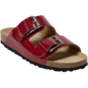 Sofie Schnoor - Sandalen - Rood - Lakleren - Met Verstelbare Gespen