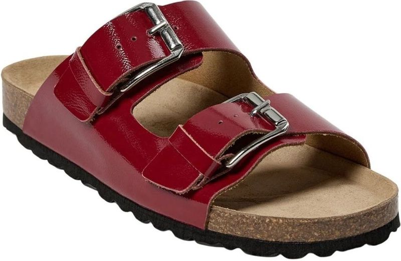 Sofie Schnoor - Sandalen - Rood - Lakleren - Met Verstelbare Gespen