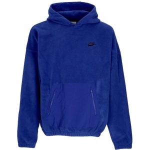 Nike Polar Fleece Hoodie Diep Blauw/Zwart , Blue , Heren , Maat: 2XL