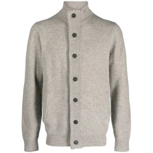 Barbour, Heren, Truien, Grijs, Maat: L Wol,