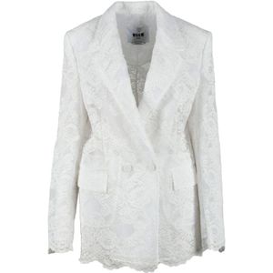 Msgm, Dames, Jassen, Wit, Maat: S Katoen,