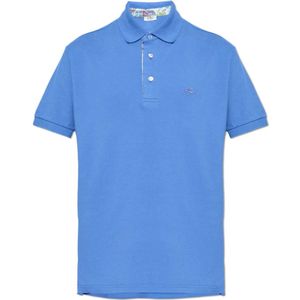 Etro, Heren, Tops, Blauw, Maat: L Katoen,