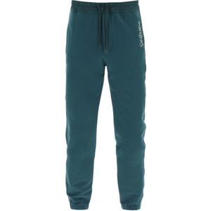 Saint Laurent, Heren, Broeken, Groen, Maat: XL Katoen,