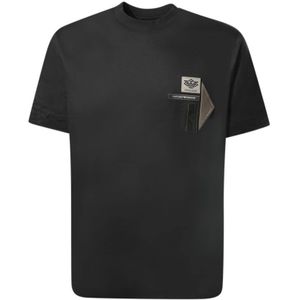 Emporio Armani, Heren, Tops, Zwart, Maat: L Jersey,