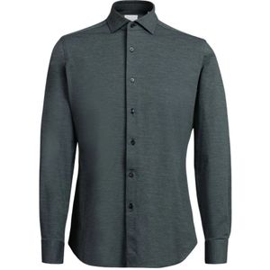 Xacus, Heren, Overhemden, Grijs, Maat: 2XL