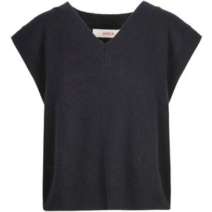 Jucca, Dames, Truien, Zwart, Maat: XS Wol,