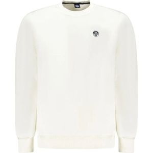 North Sails - Witte Katoenen Heren Trui - Vesten
