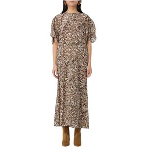 Isabel Marant, Dames, Jurken, Veelkleurig, Maat: XS Zijde,