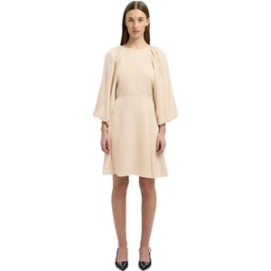 Selected Femme, Dames, Jurken, Wit, Maat: M Viscose,