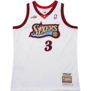 Mitchell & Ness, Heren, Sport, Wit, Maat: XL Jersey,