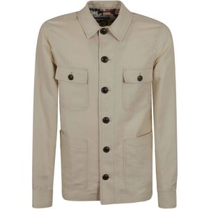 Jacob Cohën, Heren, Jassen, Beige, Maat: M