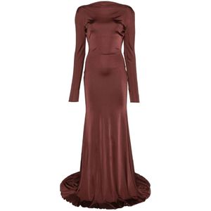 David Koma, Dames, Jurken, Rood, Maat: M Viscose,